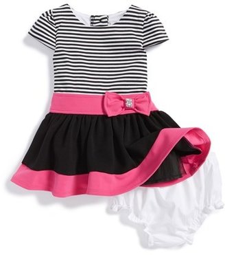 Sweet Heart Rose Stripe Dress & Bloomers (Baby Girls)