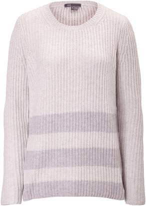 Vince Wool-Cashmere Striped Pullover Gr. S