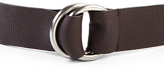 Michael Kors Leather Ring-Buckle Belt