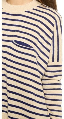 Demy Lee Stripe Bennie Cashmere Sweater
