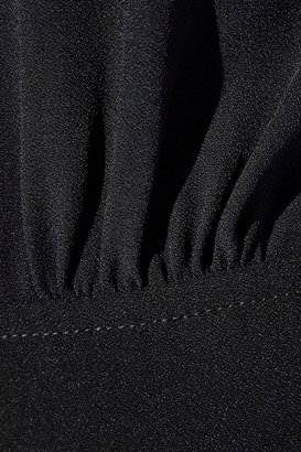 Victoria Beckham Victoria, Slit-back two-tone crepe jumpsuit