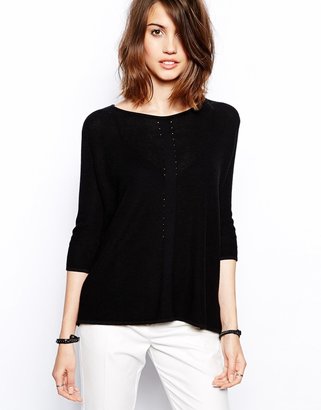 BA&SH Bill Knitted Jumper with 3/4 Sleeve