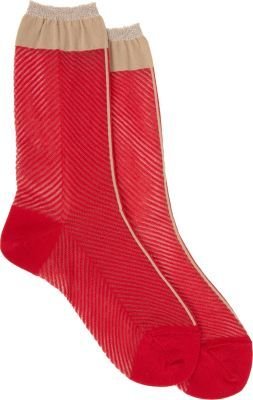 Antipast Herringbone Mid-Calf Socks