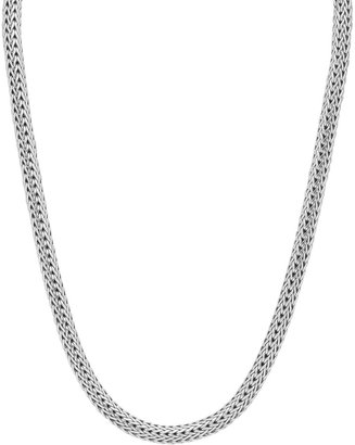 John Hardy Small Oval Woven Chain Necklace, 18"L
