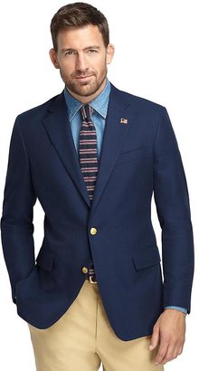 Brooks Brothers Regent Fit Dark Blue Cotton Sport Coat
