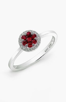 Nordstrom Bony Levy Ruby Flower Ruby & Diamond Ring Exclusive)