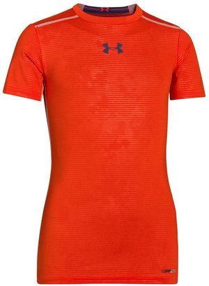 Under Armour Junior HeatGear Sonic Fitted Short Sleeved Base Layer Top