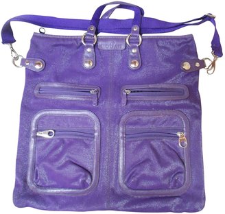 Hogan Purple Leather Handbag