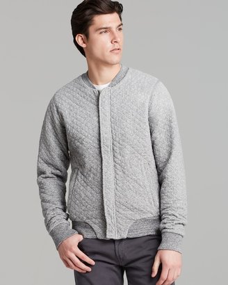 Scotch & Soda Home Alone Quilted Bomber Knit Jacket