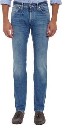 Michael Bastian Stone-Washed Five-Pocket Jeans