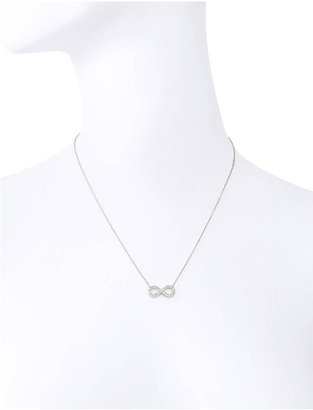 The Limited Pavé Cubic Zirconia Infinity Necklace