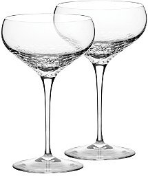 Wedgwood Vera Wang Sequin Saucer Champagne Glass, Set of 2
