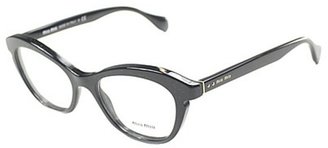 Miu Miu MU 07LV 1AB1O1 Black Plastic Eyeglasses