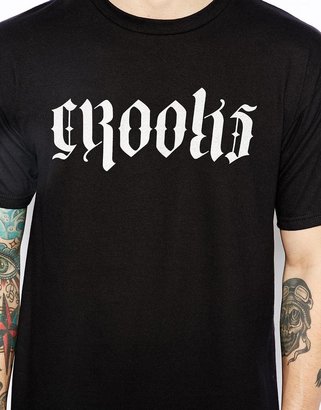 Crooks & Castles T-Shirt With Undertaker Logo