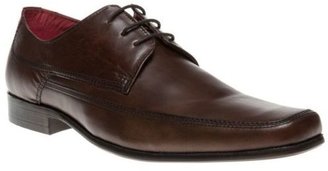 Red Tape New Mens Brown Earn Leather Shoes Lace Up