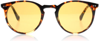 Oliver Peoples Sir O'Malley Sun Vintage Dark Tortoise with Champagne Glass 1407R9