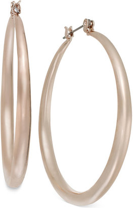INC International Concepts CONCEPTS Concept Rose Gold-Tone Small Hoop Earrings