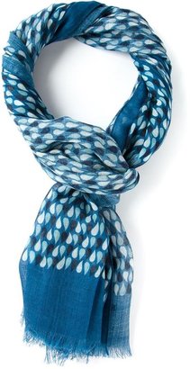 Ermenegildo Zegna geometric print scarf