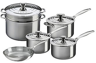 Le Creuset 10 Piece Set  - Stainless Steel
