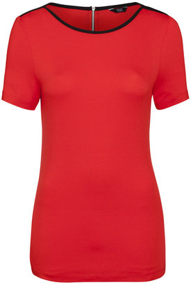 F&F Piped Half Sleeve Top