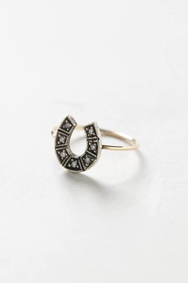 Anthropologie Workhorse Best Of Luck Ring