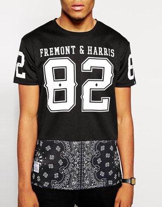 Fremont & Harris Oversized T-Shirt In Mesh