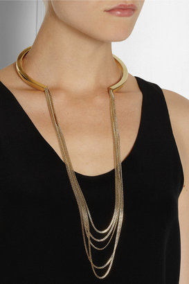 Chloé Delfine gold-tone necklace