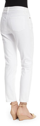 Eileen Fisher Organic Skinny Ankle Jeans, White, Petite