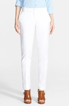 Michael Kors 'Samantha' Skinny Stretch Cotton Pants