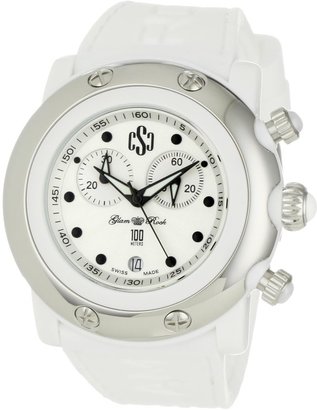 Glam Rock Women's GR62117 Miami Beach Silver Dial White Silicone Watch
