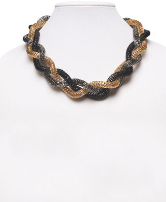 Wet Seal Braided Mesh Necklace