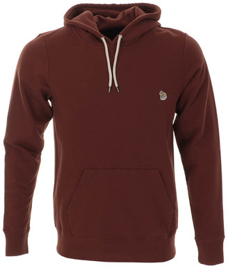 Paul Smith Regular Fit Hooded Jumper Red