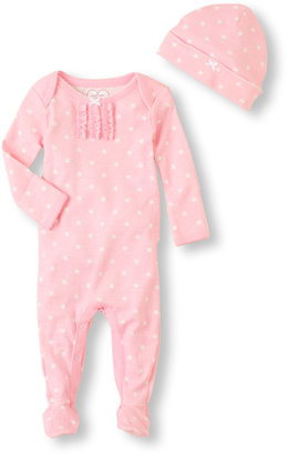 Children's Place Star coverall & hat set