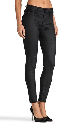 Black Orchid Coated Mid Rise Skinny