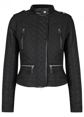 Barbour International Blade black quilted jacket
