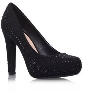 Miss KG Black 'Annie' high heel court shoes