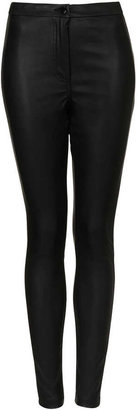 Topshop Leather Look Highwaist Trousers