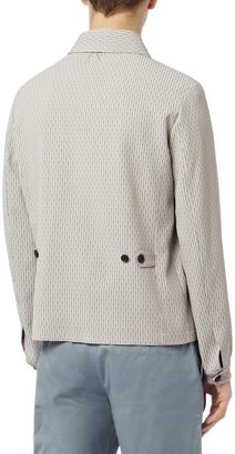 Reiss Annely JACQUARD ZIP THROUGH BOMBER JACKET