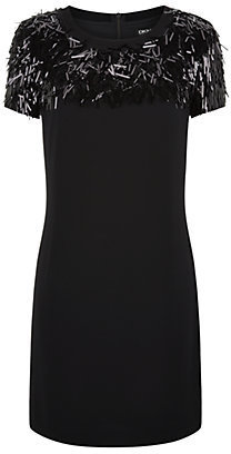 DKNY Sequin Fringe Dress