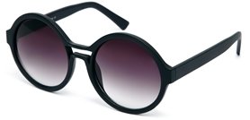 ASOS Round Sunglasses With Cut Out Detail - Black