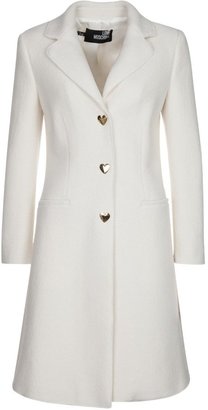 Love Moschino Classic coat white