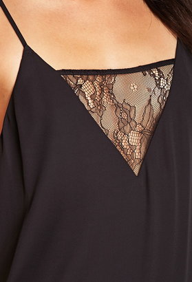 Forever 21 Lace-Trimmed Cami Dress
