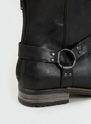 Timo Black Buckle Boots