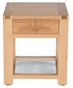 Willis & Gambier Oak 'Monterey' side table with single drawer