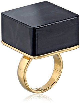 Kate Spade Around The World" Black Ring, Size 5