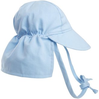 Flap Happy Original Flap Hat with Ties UPF 50+ - Pastel Blue - Extra-Large