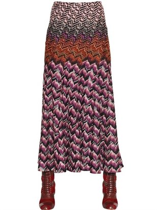 Missoni Wool Viscose Lurex Knit Skirt