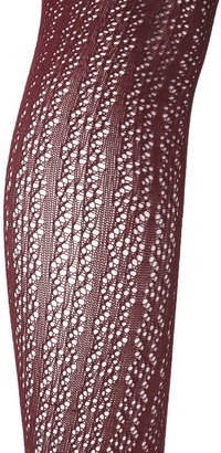 Forever 21 Open-Knit Patterned Tights