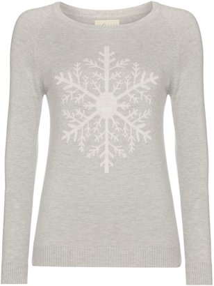 House of Fraser Linea Weekend Novelty snowflake placement jumper