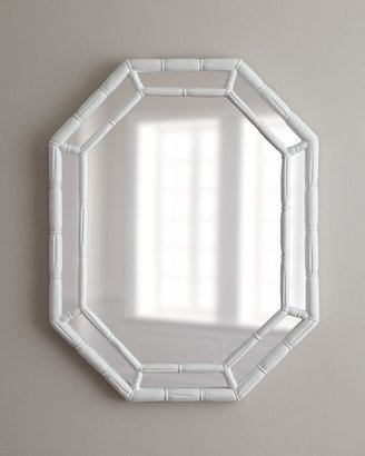 White Octagonal Mirror